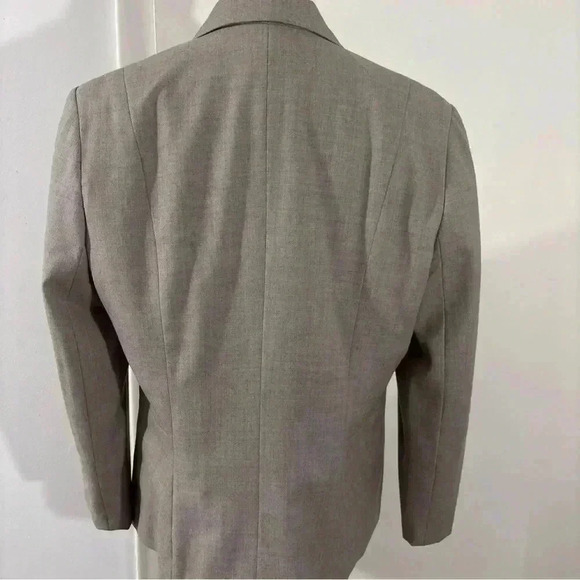 Willi Smith 100% Wool Women’s Beige Blazer Made in Russia Size 12 - Picture 7 of 8